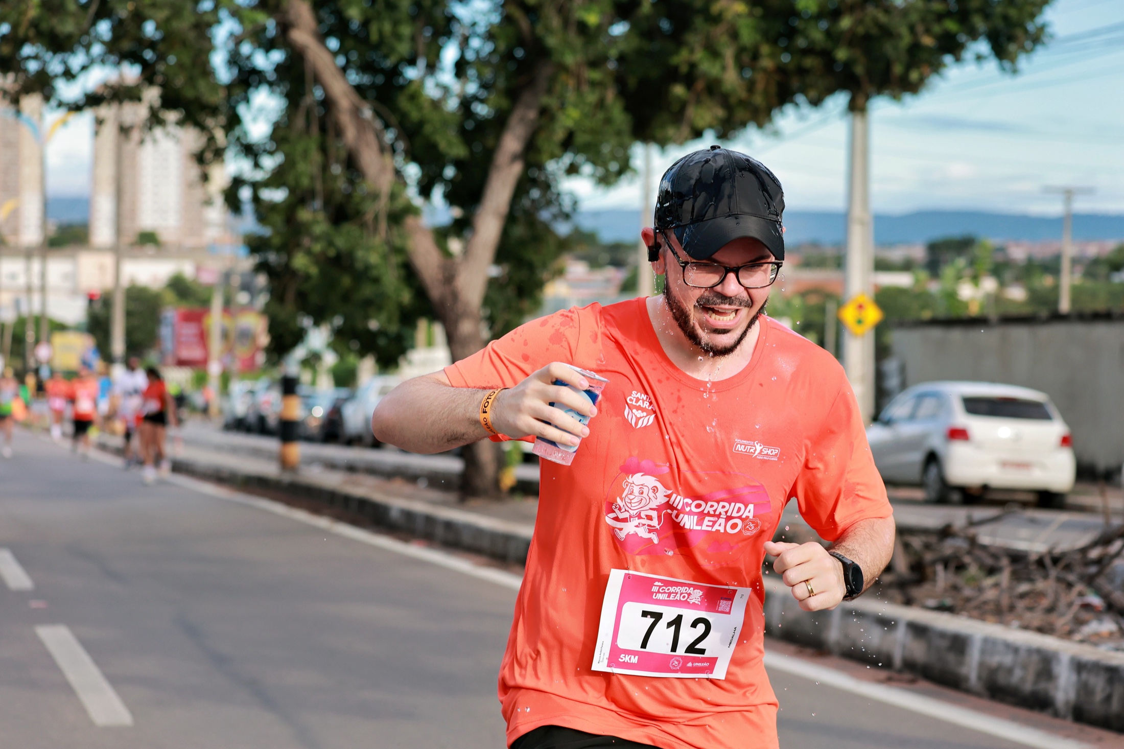 Dr. Marcos André participando de uma corrida de rua